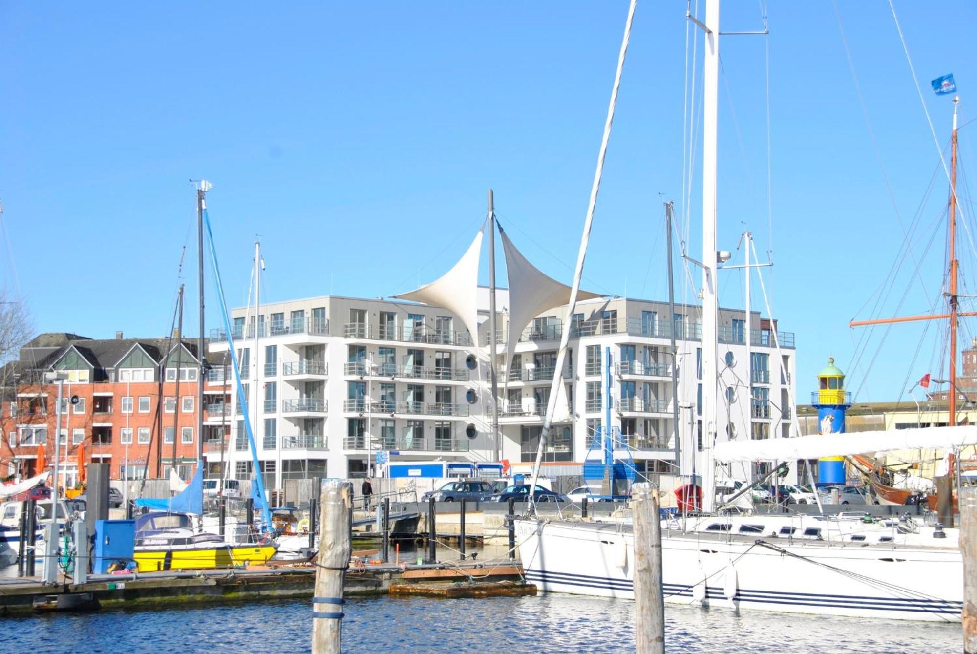 Apartment 42 "Segler", Mit Sauna, Blickrichtung Offene See Eckernförde Esterno foto